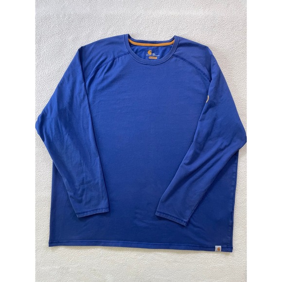 Carhartt Other - Carhartt Mens 3XL Long Sleeve T-Shirt Blue Force Relaxed Fit Graphic‎ Sleeve